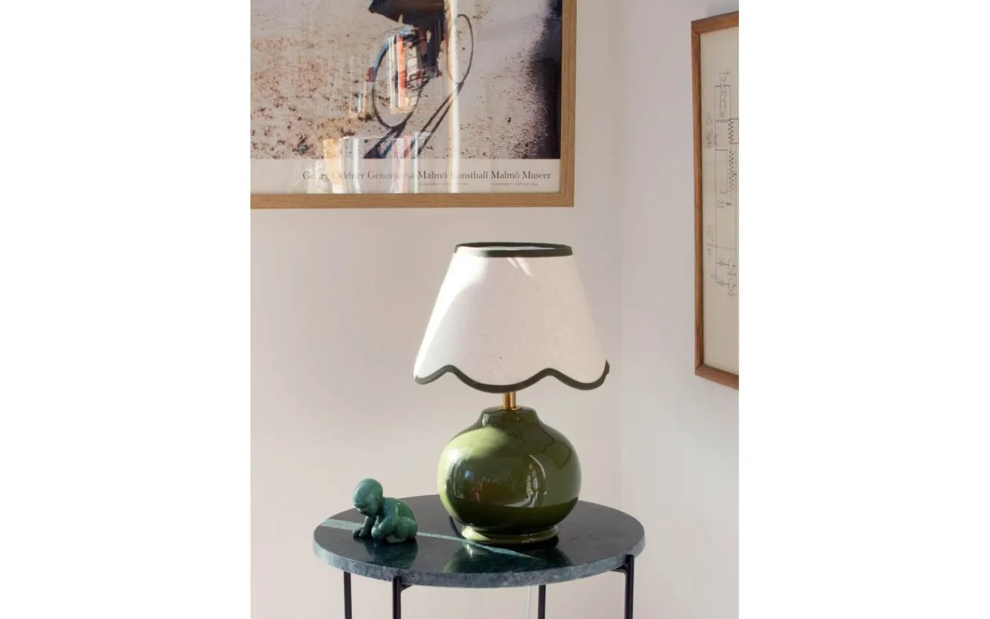 Bordslampor < PR Home Nell Bordslampa 34cm Mossa Grön