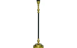 Lampfötter < Hallbergs Nelly Lampfot 68cm Svart/Antik Mässing