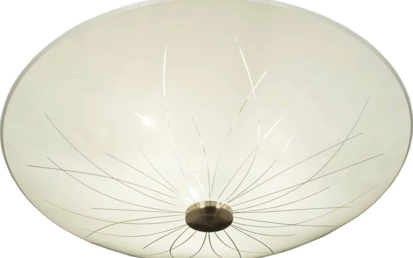 Hall & Trappa|Plafonder-Aneta Nerina Plafond 50cm Vit/Stål