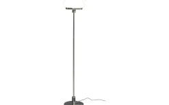 Golvlampor < Aneta New August Golvlampa 140cm Silver/Vit