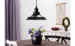 Kök & Matplats < Cottex New Haven Taklampa XL 45cm E27 Antik svart