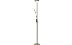 Uplight|Golvläslampor < Aneta Nice Golvlampa 1,8m LED 3000K 20W+5W Stål