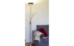 Uplight|Golvläslampor < Aneta Nice Golvlampa 1,8m LED 3000K 20W+5W Stål