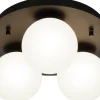 Badrum|Sovrum < Aneta Nicosia Plafond 25cm 3L Badrum Svart/Vit IP44