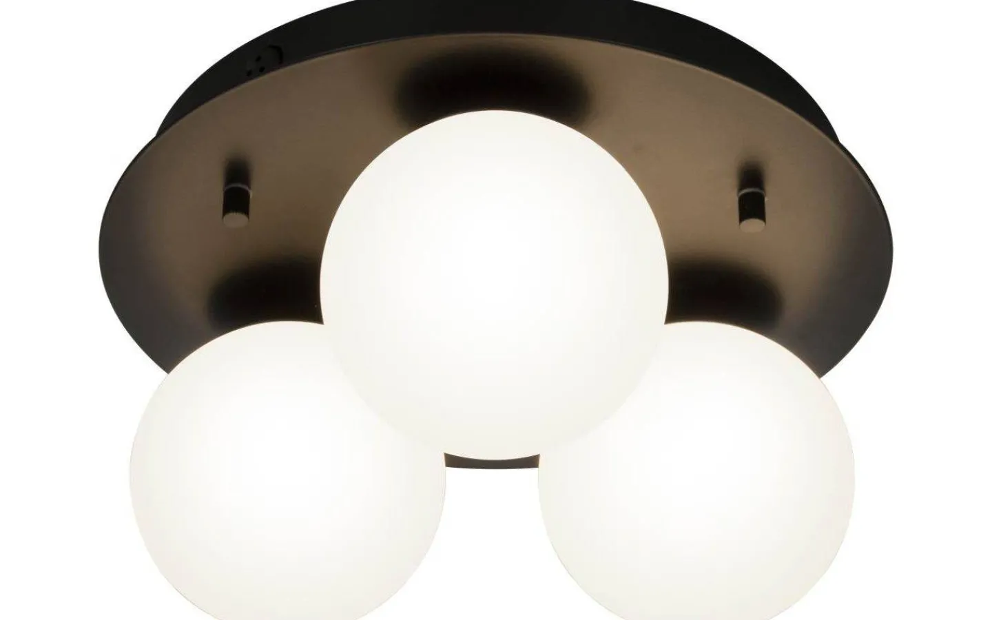 Badrum|Sovrum < Aneta Nicosia Plafond 25cm 3L Badrum Svart/Vit IP44