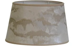 Mönstrade Lampskärmar|Ovala Lampskärmar < Hallbergs Nimbus Lampskärm Oval Ø30cm Guld