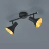 Takspot Med 2 Lampor-Reality Nina Spotlight 2-delad E14 svart