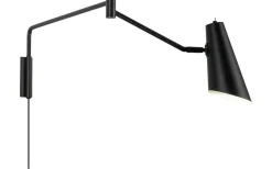 Läslampor < Dyberg Larsen Noa Vägglampa Svart med Vikarm