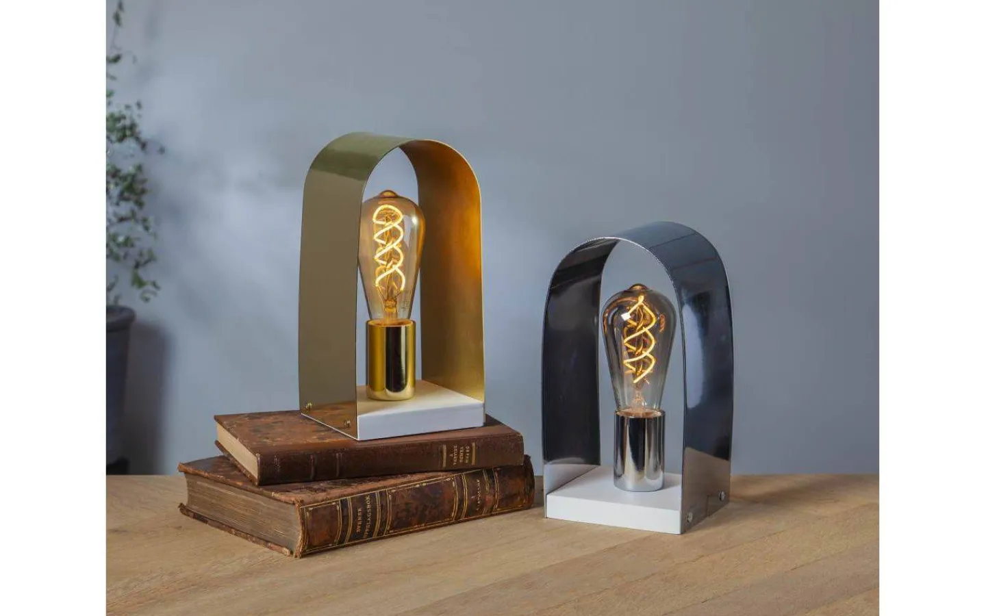 Bordslampor < Star Trading Nobel Lampfot 24cm Krom