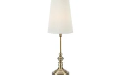 Bordslampor-Markslojd Noble Bordslampa 56cm Offwhite/Antikmässing