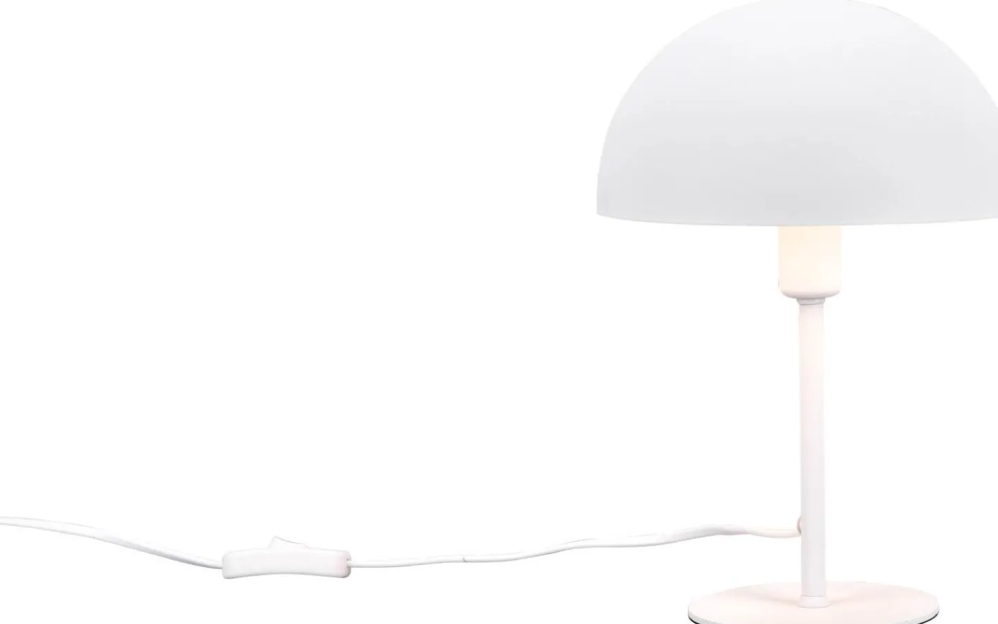 Bordslampor-Trio Lighting Nola Bordslampa 30cm E14 matt vit