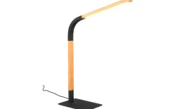 Skrivbordslampor < Trio Lighting Norris Skrivbordslampa LED mattsvart/trä