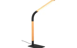 Skrivbordslampor < Trio Lighting Norris Skrivbordslampa LED mattsvart/trä