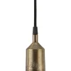 Sladdställ Med Sockel-PR Home Notice Takupphäng 9cm E27 3,5m kabel Råmässing