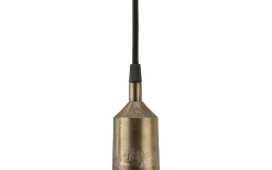 Sladdställ Med Sockel-PR Home Notice Takupphäng 9cm E27 3,5m kabel Råmässing
