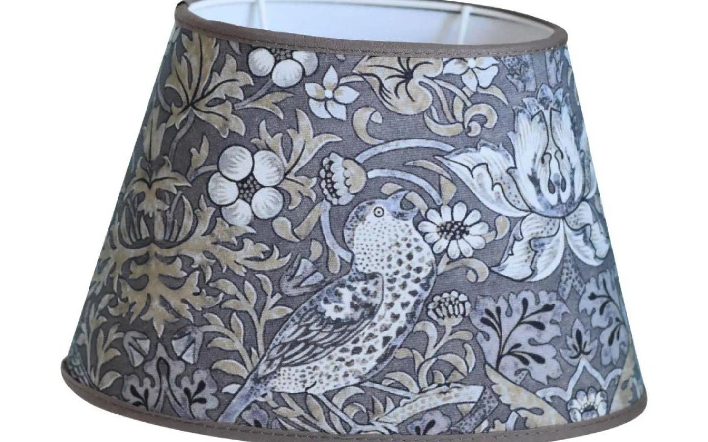 Ovala Lampskärmar-Hallbergs Nutcracker Oval Lampskärm 20cm Grå