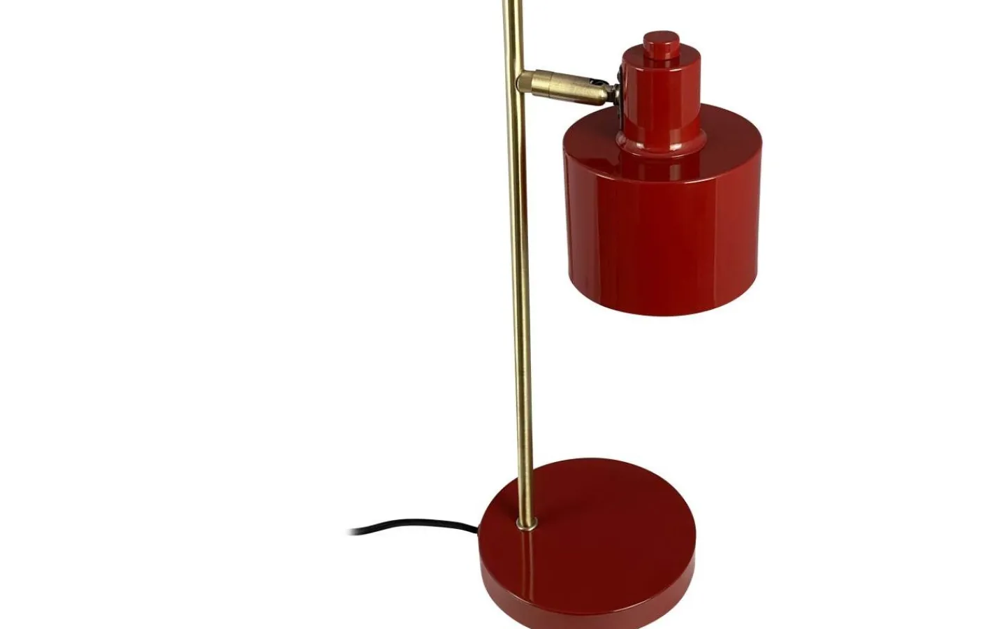 Skrivbordslampor < Dyberg Larsen Ocean Skrivbordslampa 43cm Mörkröd/Mässing