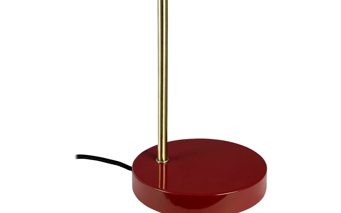 Skrivbordslampor < Dyberg Larsen Ocean Skrivbordslampa 43cm Mörkröd/Mässing