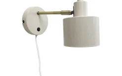 Läslampor-Dyberg Larsen Ocean Vägglampa Beige/Mässing
