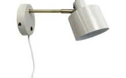 Läslampor-Dyberg Larsen Ocean Vägglampa Beige/Mässing