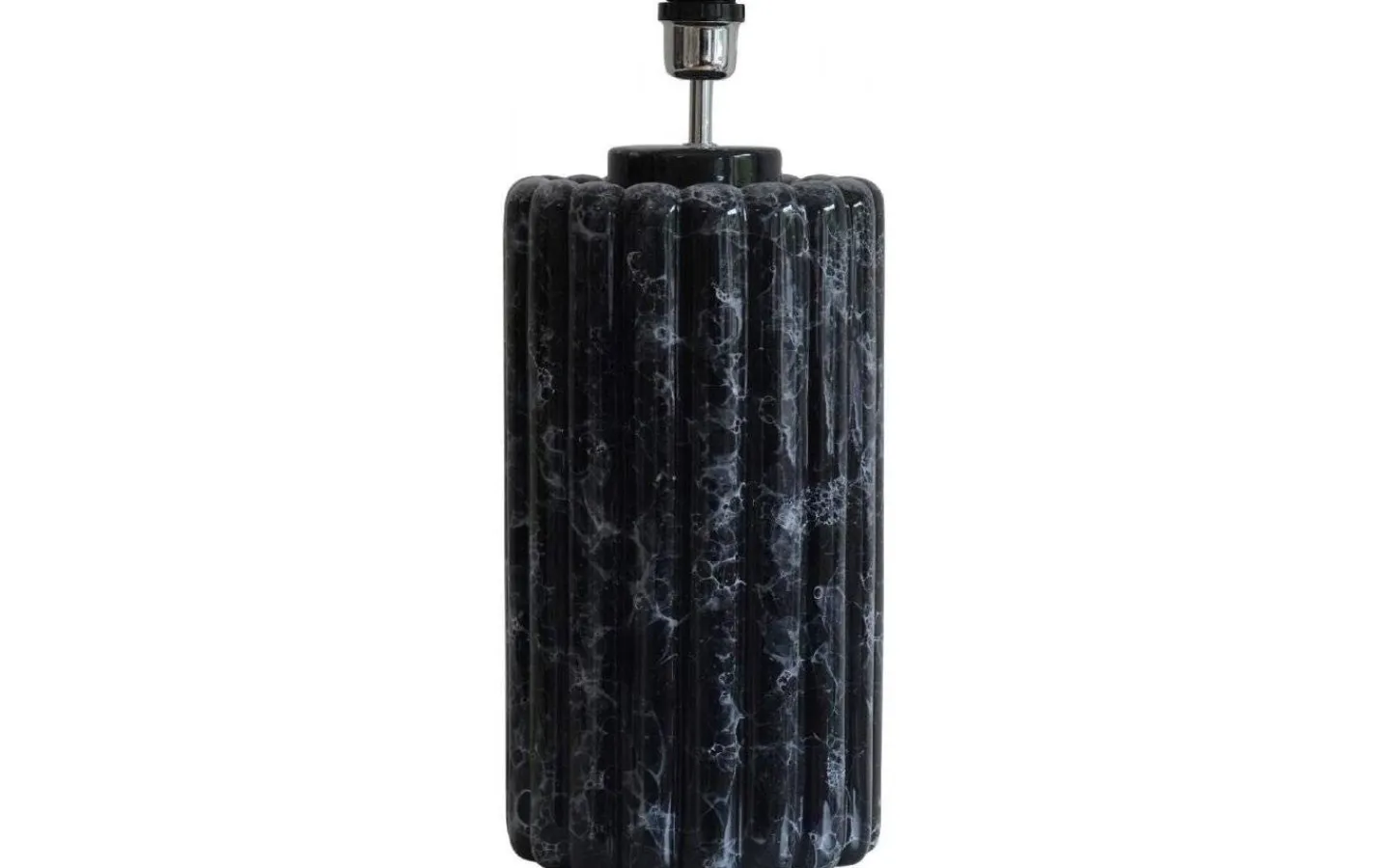 Vardagsrum|Sovrum < Hallbergs Odessa Lampfot 49cm Black Marble