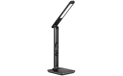 Skrivbordslampor < Halo Design Office Skrivbordslampa med Digital Klocka CCT-Dim 36cm Svart
