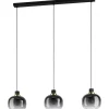 Avlånga Taklampor-Eglo Oilella Taklampa 95cm Svart/Grå