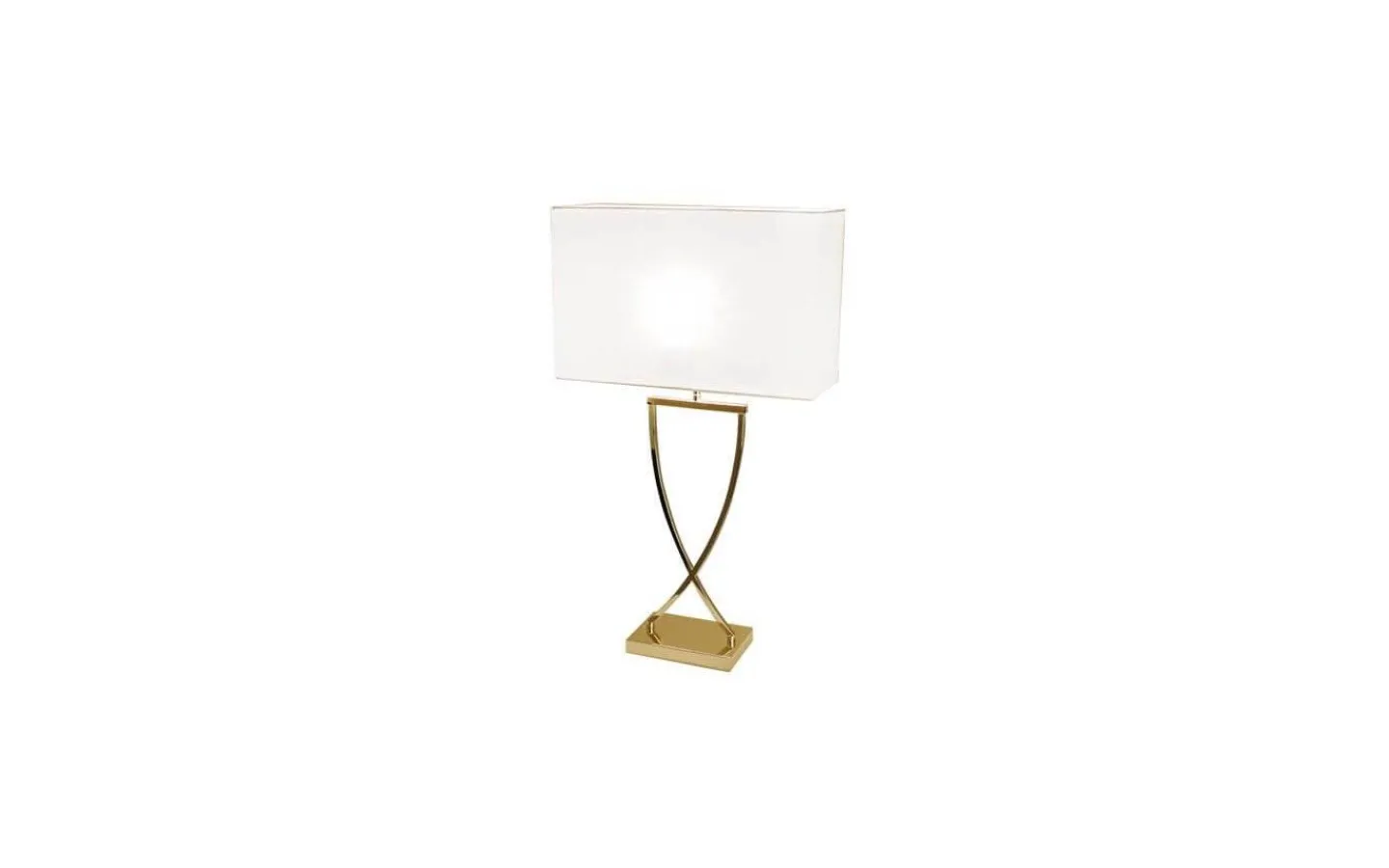 Vardagsrum|Sovrum < By Rydens Omega Bordslampa 52cm Mässing/Vit