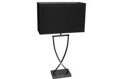 Vardagsrum|Sovrum < By Rydens Omega Bordslampa 69cm Svartkrom