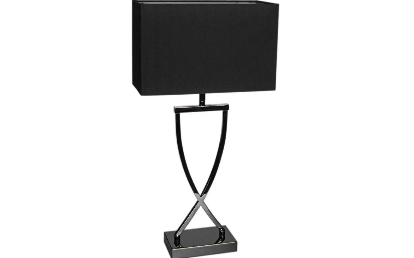 Vardagsrum|Sovrum-By Rydens Omega Bordslampa 52cm Svartkrom