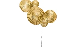 Vardagsrum|Hall & Trappa < Globen Lighting Omega Vägglampa 70cm LED 4,2W Borstad Mässing