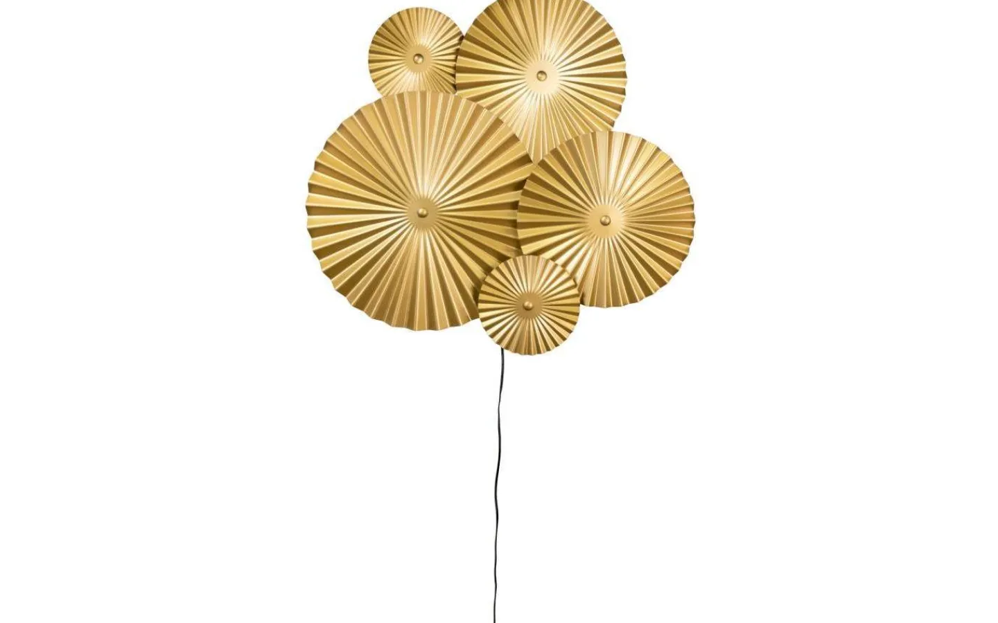 Vardagsrum|Hall & Trappa < Globen Lighting Omega Vägglampa 70cm LED 4,2W Borstad Mässing