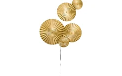 Vardagsrum|Hall & Trappa < Globen Lighting Omega Vägglampa 70cm LED 4,2W Borstad Mässing