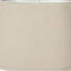 Ovala Lampskärmar-PR Home Omera Lampskärm Oval 20cm Franza Beige