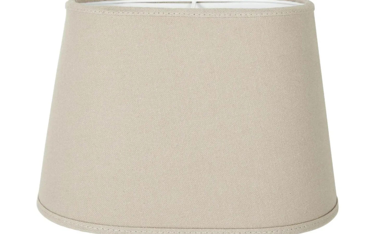 Ovala Lampskärmar-PR Home Omera Lampskärm Oval 20cm Franza Beige