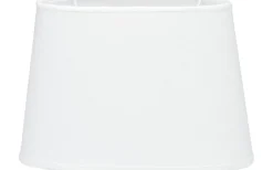 Ovala Lampskärmar-PR Home Omera Lampskärm Oval 27cm Lin Offwhite