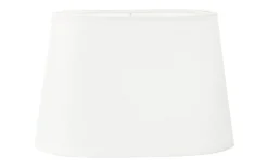 Ovala Lampskärmar-PR Home Omera Oval Lampskärm 27cm Franza Vit