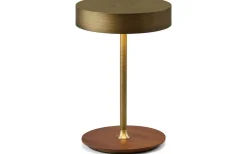 Uppladdningsbara Lampor Inomhus|Bordslampor-Halo Design On The Move Uppladdningsbar Bordslampa LED 3-Steg DIM Mässing