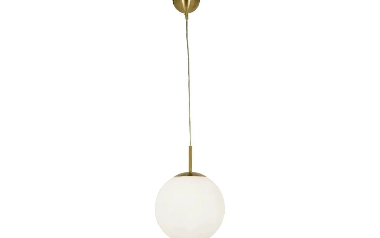 Kök & Matplats|Hall & Trappa-Aneta Opal Taklampa 30cm Matt Mässing