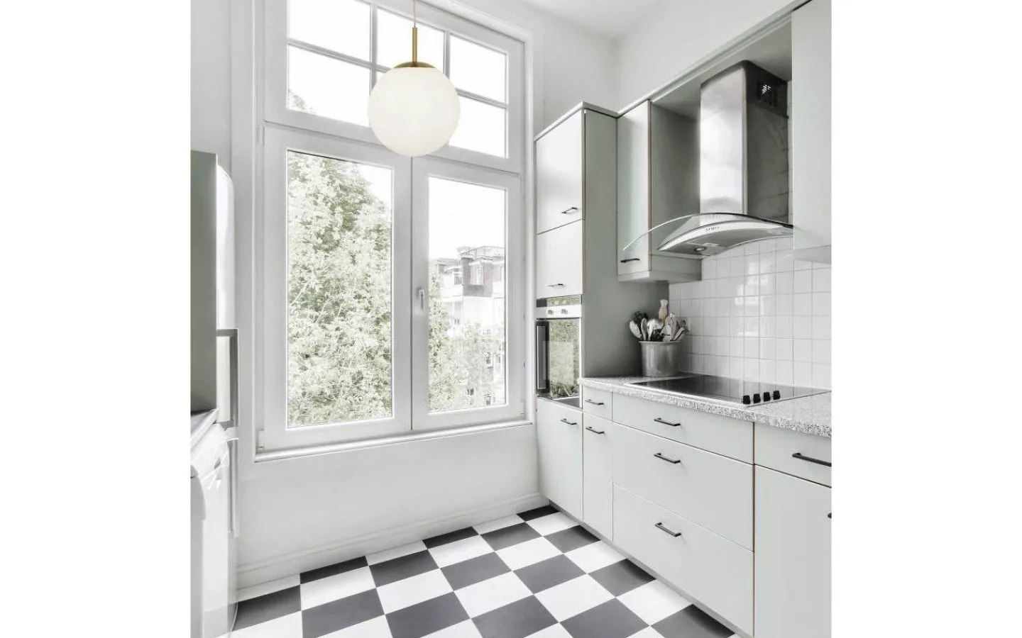 Kök & Matplats|Hall & Trappa-Aneta Opal Taklampa 30cm Matt Mässing