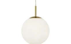 Kök & Matplats|Hall & Trappa-Aneta Opal Taklampa 30cm Matt Mässing