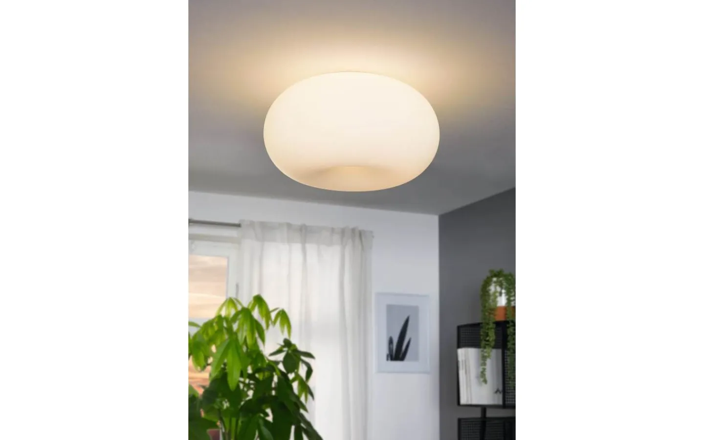 Plafonder-Eglo Optica Plafond 35cm Opal