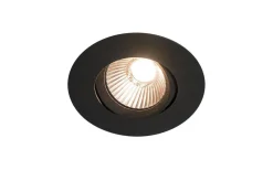 Infällda Spotlights Utomhus|230V Led Spotlights < Hidealite Optic Quick ISO Spotlight 4000K 6W Svart IP44