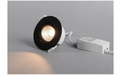 Infällda Spotlights Utomhus|230V Led Spotlights < Hidealite Optic Quick ISO Spotlight 4000K 6W Svart IP44