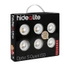 230V Led Spotlights-Hidealite Optic S Quick ISO 6-pack Spotlight 2700K 4,5W Vit IP44