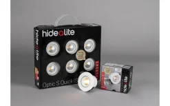 230V Led Spotlights-Hidealite Optic S Quick ISO 6-pack Spotlight 2700K 4,5W Vit IP44