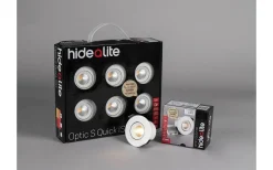 230V Led Spotlights-Hidealite Optic S Quick ISO 6-pack Spotlight Dim to Warm 4,5W Vit IP44