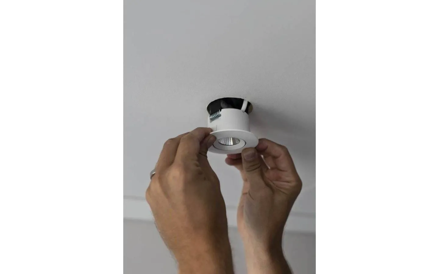 230V Led Spotlights-Hidealite Optic S Quick ISO Spotlight 4000K 4,5W Vit IP44