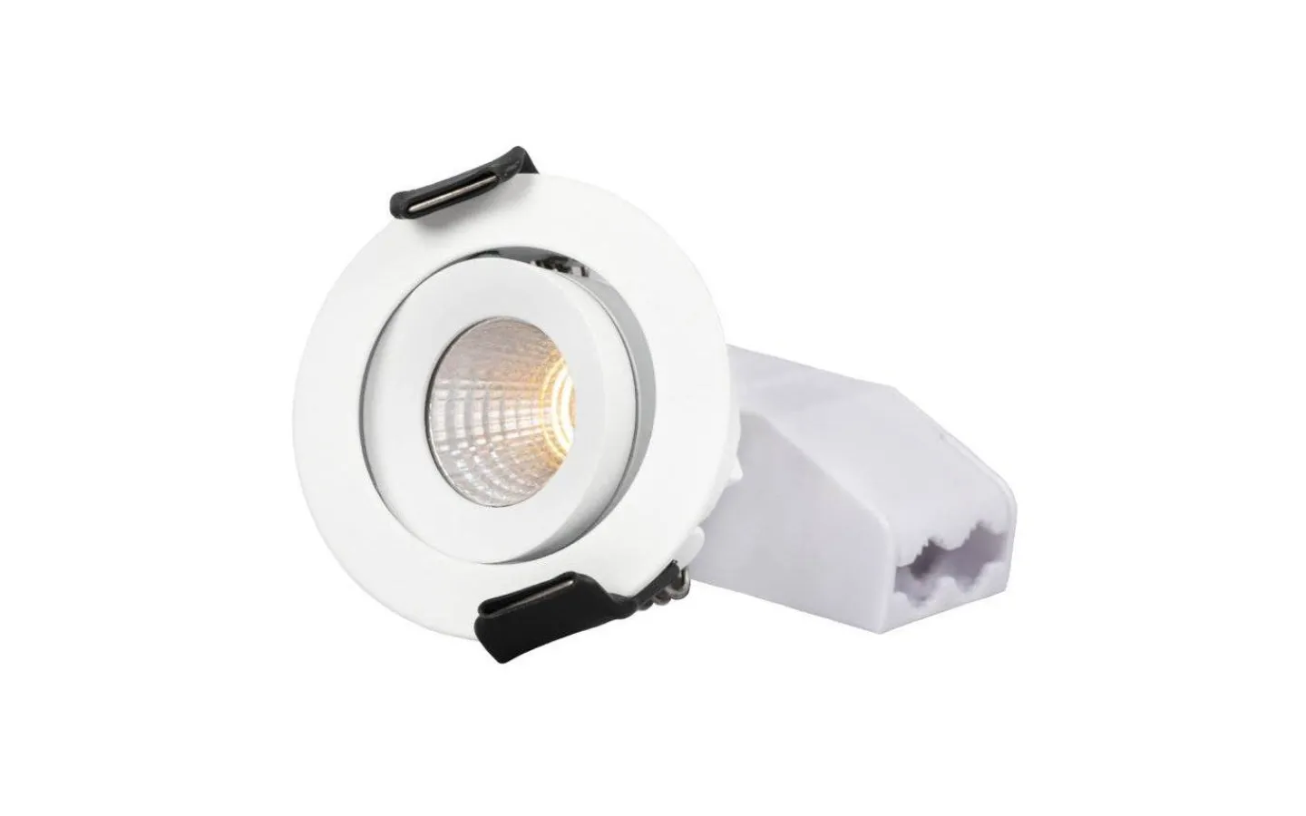 230V Led Spotlights < Hidealite Optic XS Tilt Spotlight 3000K 4W Vit IP44