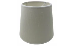 Enfärgade Runda Lampskärmar < Hallbergs Opulence Lampskärm Ø20cm Chalk